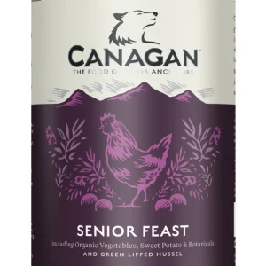 Preiswert Sparpaket 6 x 400 g Canagan Senior Feast Hunde Nassfutter